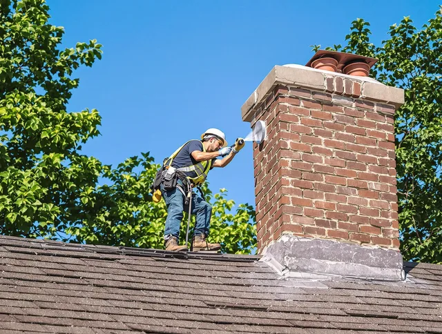 Plymouth Chimney Sweep performing an inspection with advanced tools in Plymouth, CT