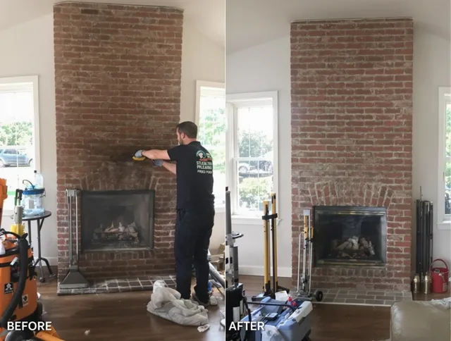 Finished chimney sweeping service by Plymouth Chimney Sweep in Plymouth, CT